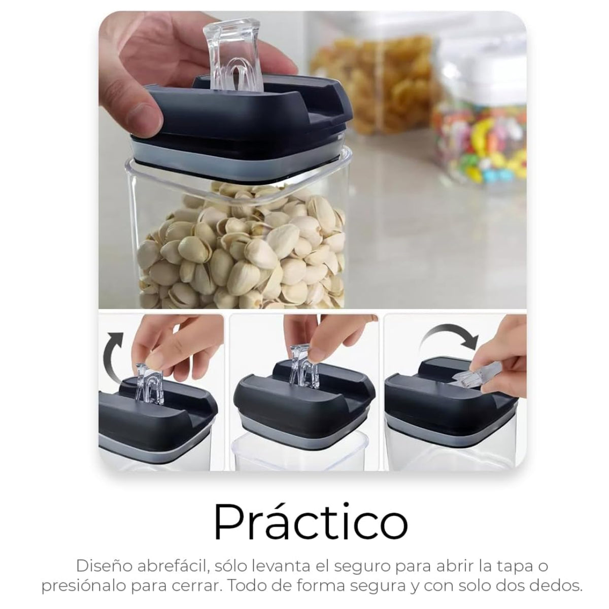 Contenedor Alimentos Hermetico X7 Cocina